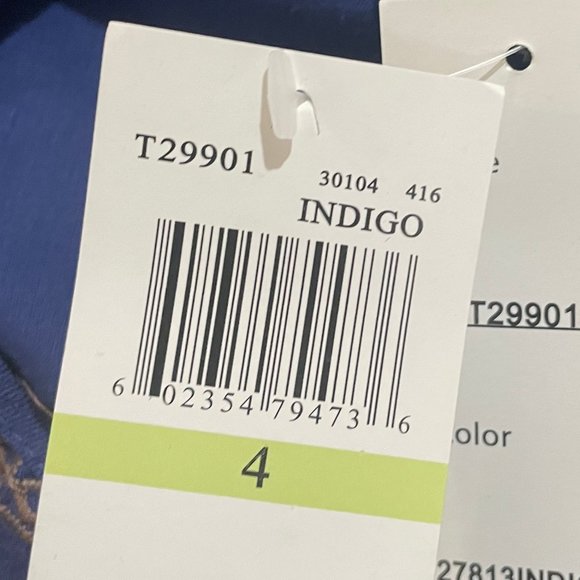 Spencer Jeremy Indigo Blue Romper Shorts, Size 4 - Picture 9 of 9